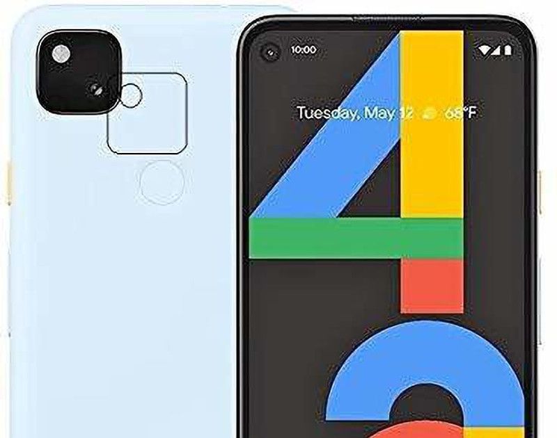 KJF Back Camera Lens Glass Protector for PIXEL 4A  (Pack of: 1)