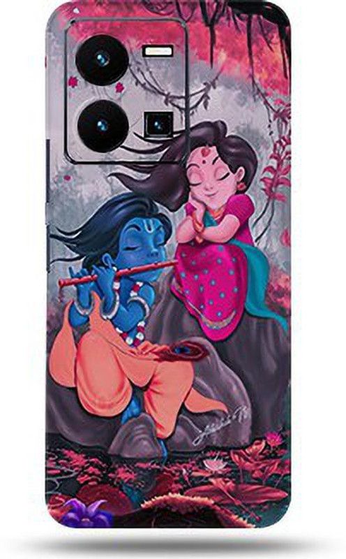 Mclaxa Krishna Rukmini For Vivo Y35 4g Back Skin, Krishna Rukmini, Vivo Y35 4G Mobile Skin  (Krishna Rukmini Matte Finish Skin With Super Matte Finish)