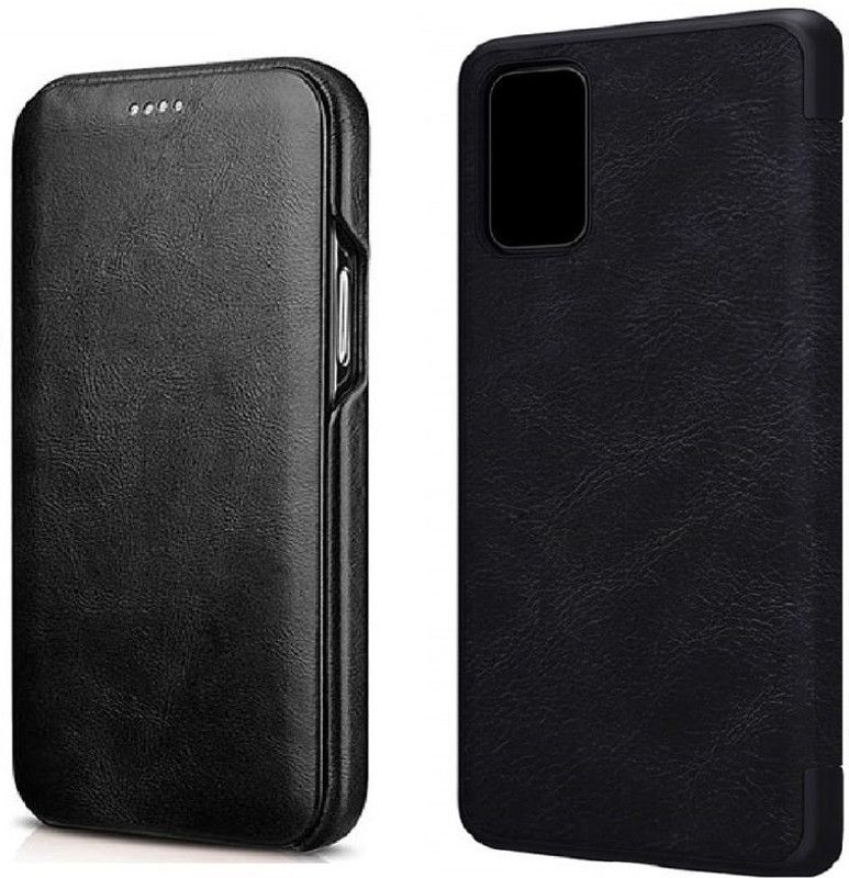 WHITBULL Flip Cover for Realme C31  (Black, Dual Protection, Pack of: 1)