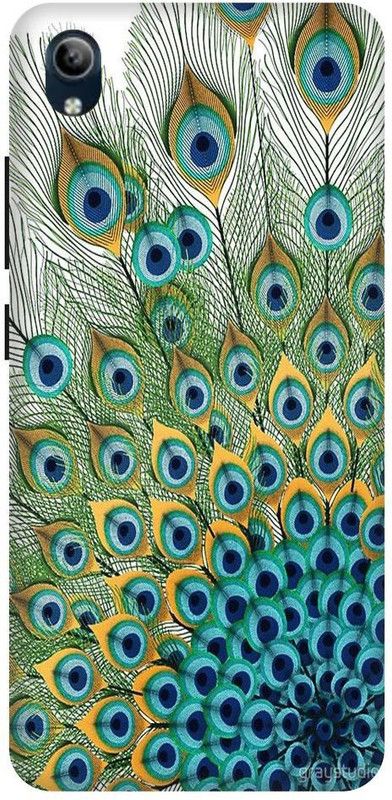 Enna Traders Back Cover for Vivo Y90( Mor pankh) PRINTED BACK COVER  (Multicolor, Waterproof, Pack of: 1)