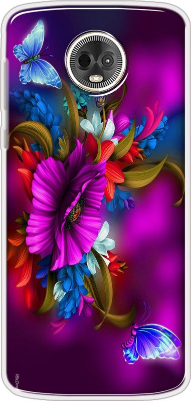 Hansviprint Back Cover for Motorola Moto E5 Plus  (Multicolor, Grip Case, Silicon, Pack of: 1)