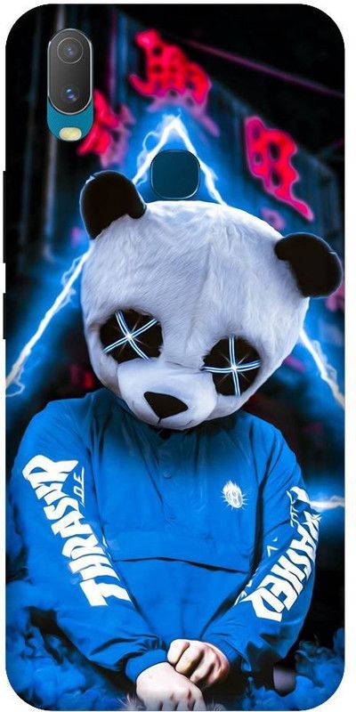 URCHIN Back Cover for Vivo Y17 Game over, Panda, Colourfull, Neon, Trap Boy, Street, Trap  (Multicolor, Shock Proof, Pack of: 1)