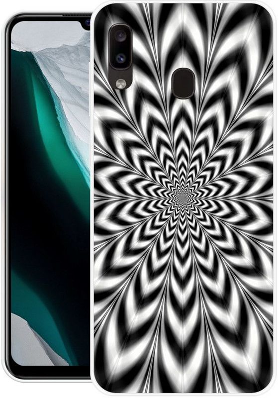 KUDI Back Cover for Samsung Galaxy A20, Samsung A20, Samsung Galaxy A30, Samsung Galaxy M10S  (Black, White, Grip Case, Silicon)