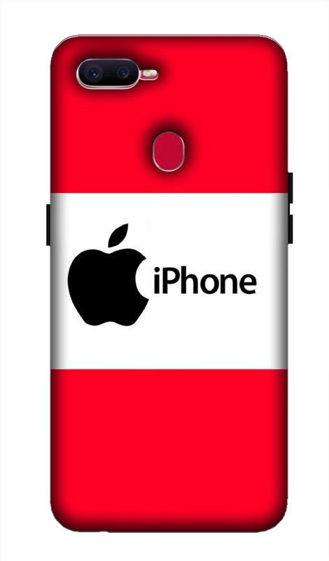 LUCKY MOBI.COM Back Cover for OPPO F9 PRO ( APPLE, IPHONE, LOGO) PRINTED BACK COVER  (Multicolor, Waterproof, Pack of: 1)