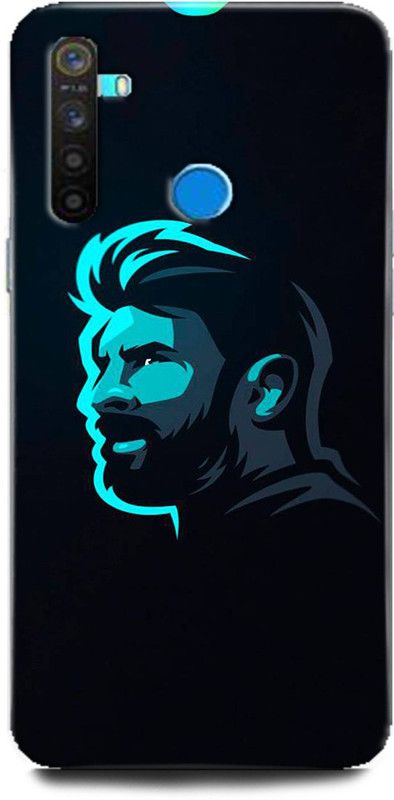 Afterglow Back Cover for realme Narzo 10  (Black, Blue, Shock Proof, Pack of: 1)
