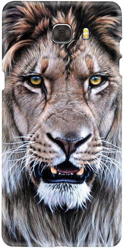 Smutty Back Cover for Samsung Galaxy A7 2016 Edition, A710FD - Lion Print  (Multicolor, Hard Case, Pack of: 1)
