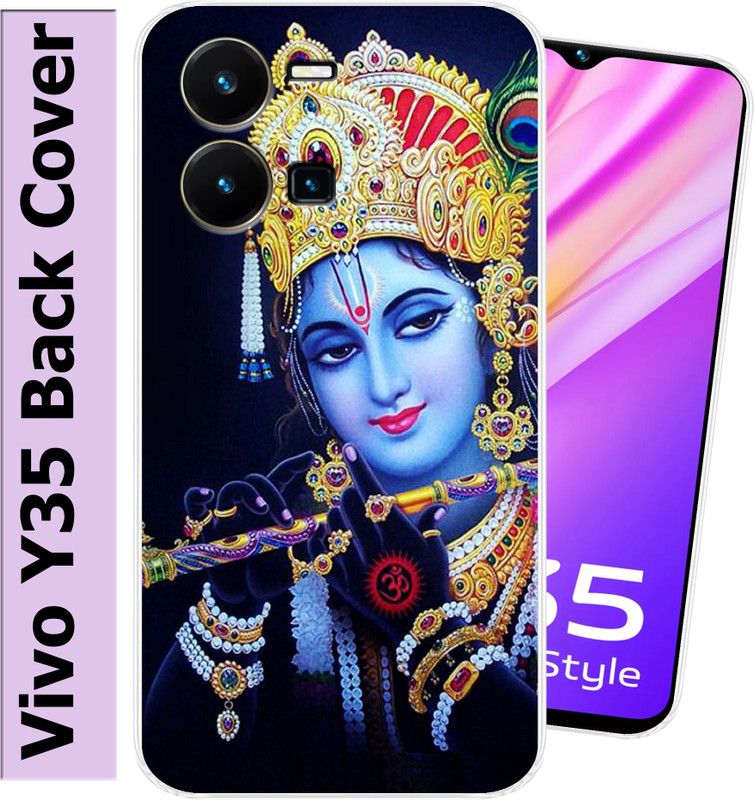 Cooldone Back Cover for Vivo Y35  (Multicolor, Flexible, Silicon, Pack of: 1)