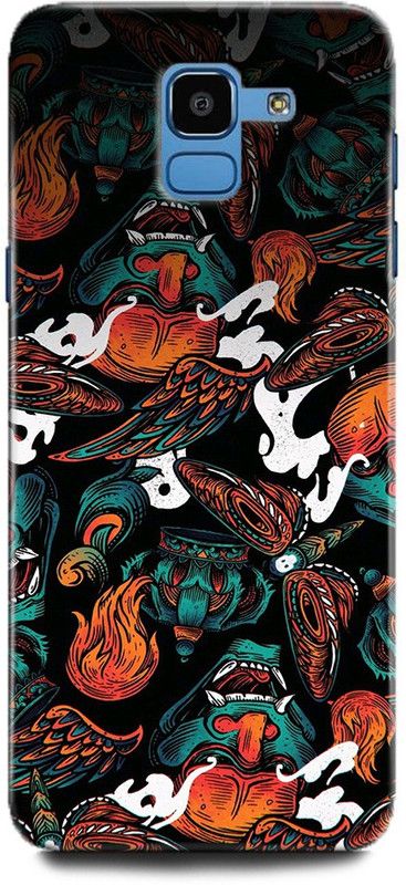 Afterglow Back Cover for SAMSUNG Galaxy On6 DEMON, DEVIL, WINGS, FANGS, PATTERN, ART, COLORFUL  (Multicolor, Shock Proof, Pack of: 1)