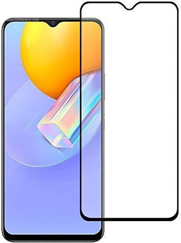 HIE POWER Edge To Edge Tempered Glass for Vivo Y31 2021 (Premium 11D 9H Full Glue)  (Pack of 1)