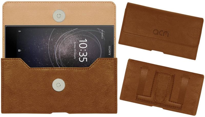 ACM Pouch for Sony Xperia L2 Dual  (Brown, Pack of: 1)