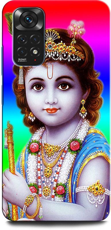 GRAFIQE Back Cover for Redmi Note 11s KRISHNA, LORD KRISHNA, VASUDEV, GOD, KRISHN KANHIYA, RADHA  (Multicolor, Shock Proof, Pack of: 1)