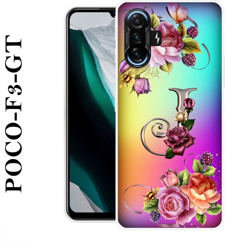 INDIALAND Back Cover for Poco F3 GT  (Multicolor, Grip Case, Silicon)