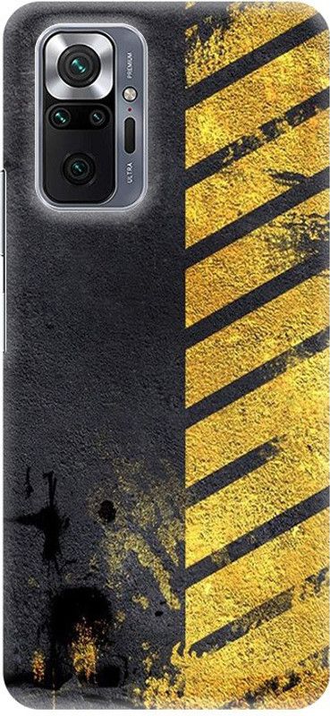 PNBEE Back Cover for Xiaomi Redmi Note 10 Pro Max, M2101K6I - Golden Lines Print  (Multicolor, Hard Case, Pack of: 1)