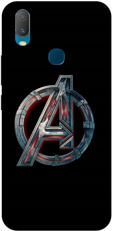 URCHIN Back Cover for Vivo Y17 Avengers Logo, Avengers, Avengers Logo, Avengers Sign, Marvel, Avenger, Comic  (Multicolor, Shock Proof, Pack of: 1)