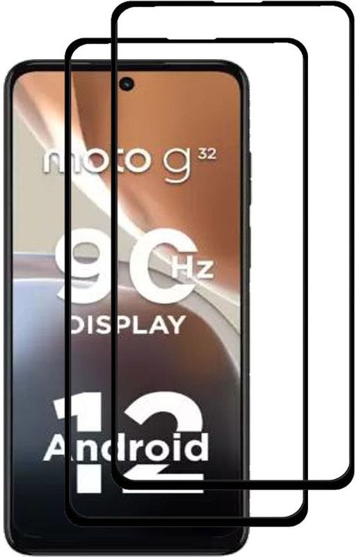NSTAR Edge To Edge Tempered Glass for Motorola G32,MOTO G32  (Pack of 2)