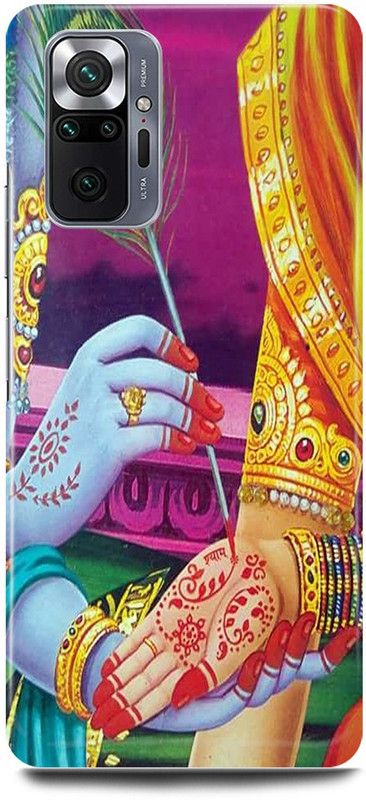 JUGGA Back Cover for Redmi Note 10 Pro, RADHA KRISHNA, LORD, KANHIYA, KRISHANJI, GOD  (Pink, Hard Case, Pack of: 1)
