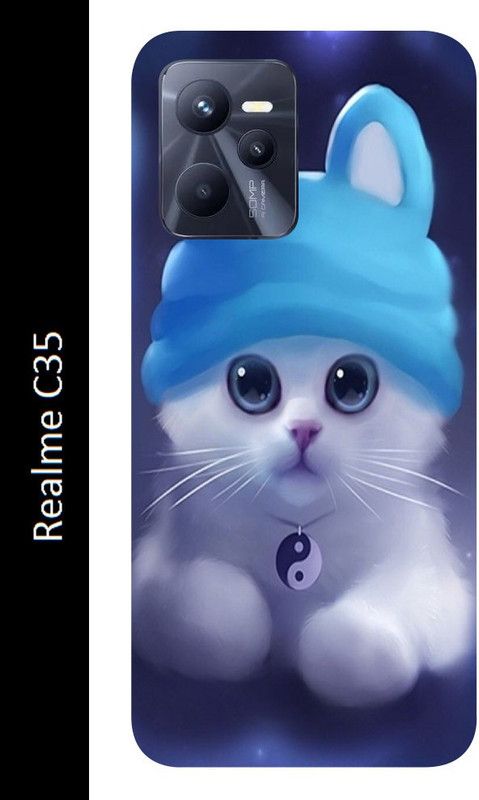 Gabroo Back Cover for Realme C35  (Multicolor, Silicon)