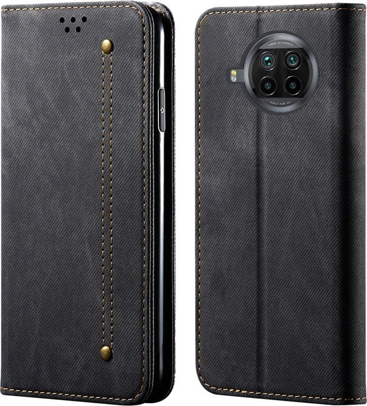 TURTLE Flip Cover for Mi 10i  (Black, Magnetic Case, Pack of: 1)