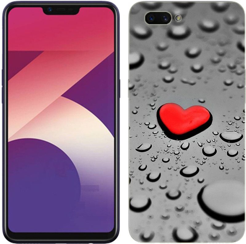 METOO Back Cover for Oppo CPH1803, Love , Heart Design Back Cover Print : 133  (Multicolor, Dual Protection, Silicon)
