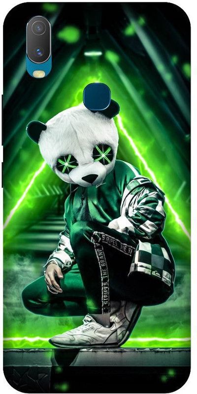 URCHIN Back Cover for Vivo Y12 Game over, Panda, Colourfull, Neon, Trap Boy, Street, Trap  (Multicolor, Shock Proof, Pack of: 1)