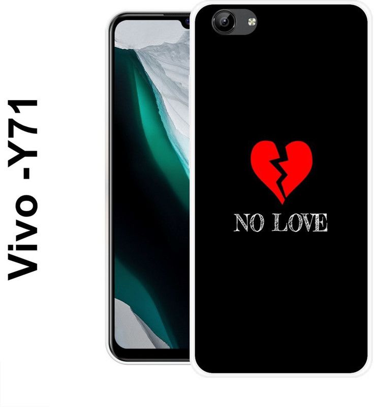 REALKING Back Cover for Vivo Y71, Vivo Y71i  (Black, Red, Silicon)