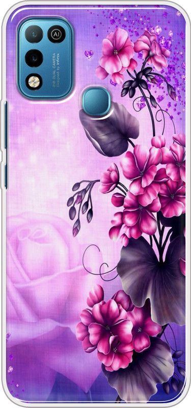 SmartGoldista Back Cover for Infinix Smart 5 Designer Back Cover  (Multicolor, Grip Case, Silicon)