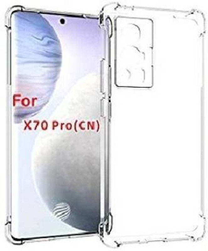 ROYALBASE Back Cover for Vivo X70 Pro  (Transparent, Grip Case, Pack of: 1)