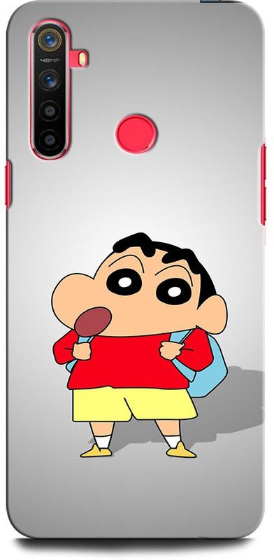 GRAFIQE Back Cover for Realme 5 Pro SHINCHAN, CARTOON. FUNNY, CUTE, SHINCHAN  (Multicolor, Shock Proof, Pack of: 1)
