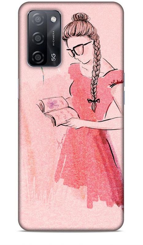 Covermania Back Cover for Oppo A53s 5G, Oppo A55, Oppo A16  (Pink)