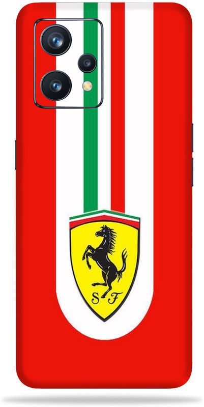 gizmo Realme 9 pro 5g Mobile Skin  (Ferrari Sign multicolor skin with ultra matte finish)