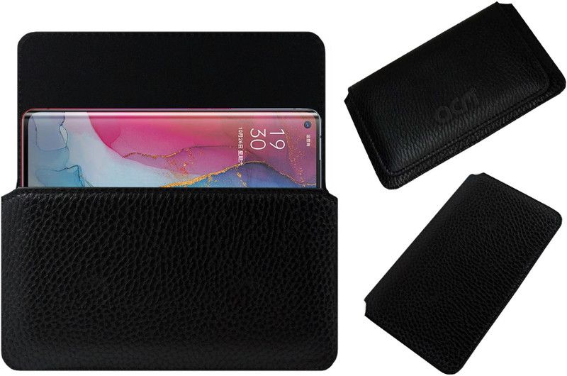 ACM Pouch for Oppo Reno3 Pro  (Black, Cases with Holder, Pack of: 1)
