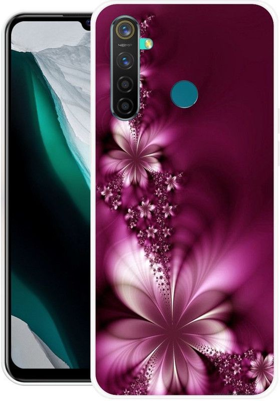 INDIALAND Back Cover for Realme 5 Pro  (Maroon, Grip Case, Silicon)