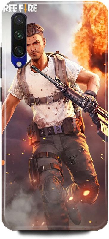 Bluvver Back Cover for Mi A3 Printed Free Fire Game Back Cover  (Multicolor, Pack of: 1)