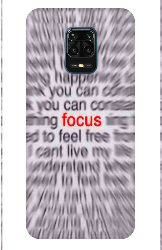 Inkzz Focus Mobile Skin - Only Back for Redmi Note 9 Mobile Skin  (Multicolor)