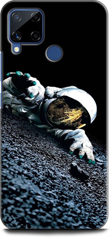 Afterglow Back Cover for Realme C15 APOLLO, MOON, HORROR, MOVIES, MYSTERY  (Multicolor, Shock Proof)