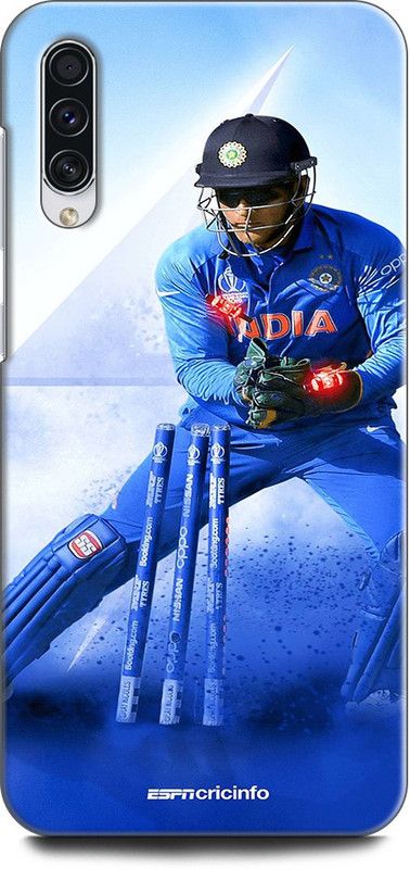 Afterglow Back Cover for SAMSUNG Galaxy A70 MS DHONI, CRICKET, DHONI, MSD, INDIAN KHILADI, KHILADI  (Multicolor, Shock Proof, Pack of: 1)