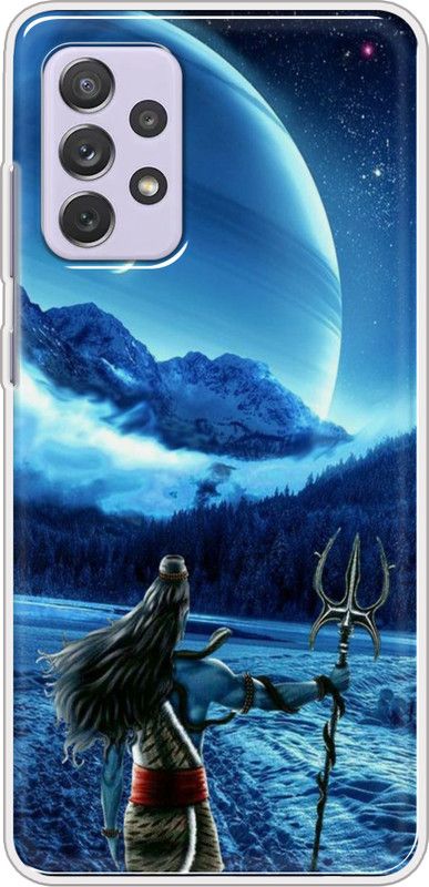 Appcityprint Back Cover for Samsung Galaxy A72  (Blue, Grip Case, Silicon, Pack of: 1)