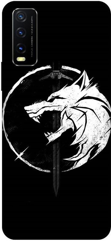 URCHIN Back Cover for Vivo Y20G Wolf, Wolf Moon, Moon, Animal, Dark  (Multicolor, Shock Proof, Pack of: 1)