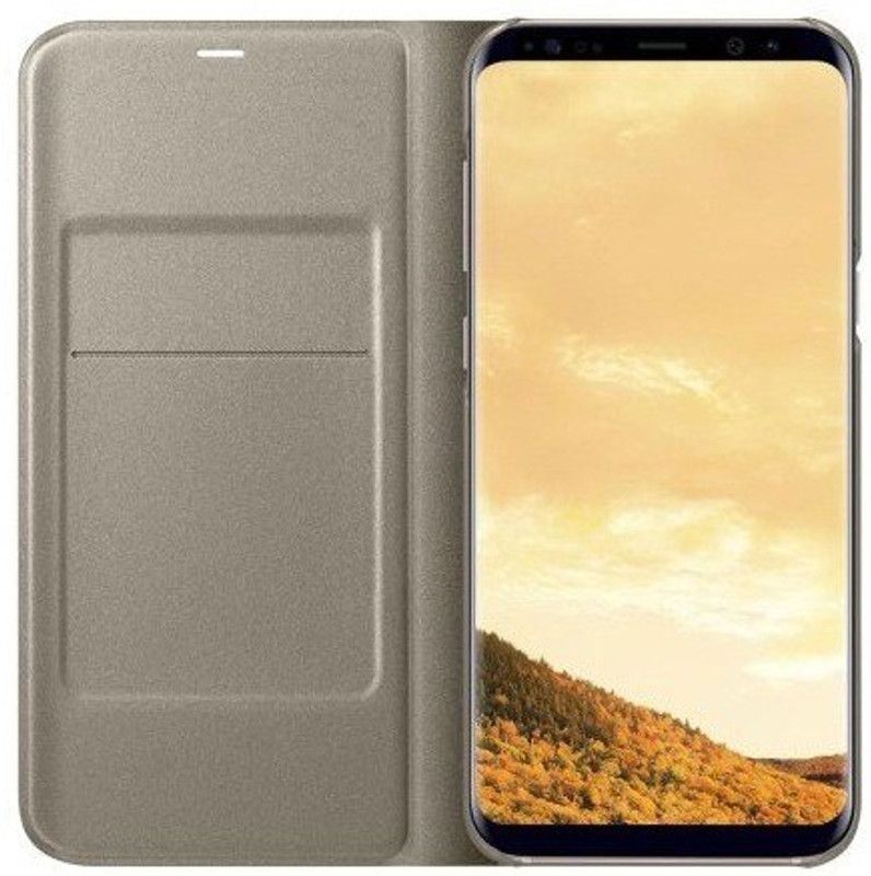 Elica Flip Cover for Samsung Galaxy A7  (Gold, Shock Proof, Pack of: 1)