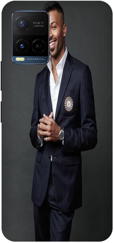 THE NARAYANA COLLECTIONS Back Cover for VIVO Y21A-2149-HARDIK,PANDYA,INDIAN,CRICKETER,IPL  (Multicolor, Hard Case, Pack of: 1)