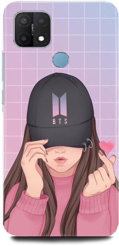 Afterglow Back Cover for Oppo A15 GRIL, BTS, LOVELY GRIL, ANYME  (Multicolor, Shock Proof, Pack of: 1)