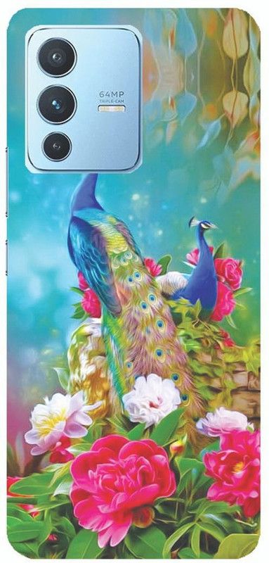 KIZIN Back Cover for Vivo V23 5G  (Multicolor, Hard Case)