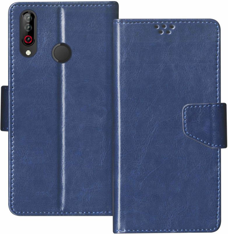 sales express Flip Cover for LG W30  (Blue, Shock Proof, Pack of: 1)