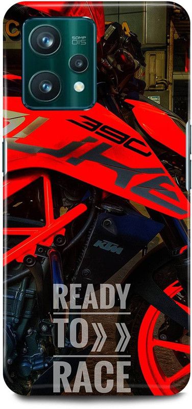 FIKORA Back Cover for Realme C31, RMX3501, KTM, DUKE, BIKE, LOVER, SPORTS  (Red, Hard Case, Pack of: 1)