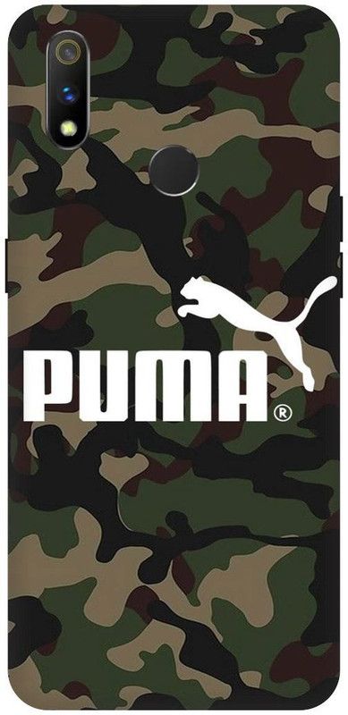 THE NARAYANA COLLECTIONS Back Cover for REALME 3 PRO- RMX1851-LEOPARD,PUMA,ARMY,SHOE,NIKE,SIGN  (Multicolor, Hard Case, Pack of: 1)