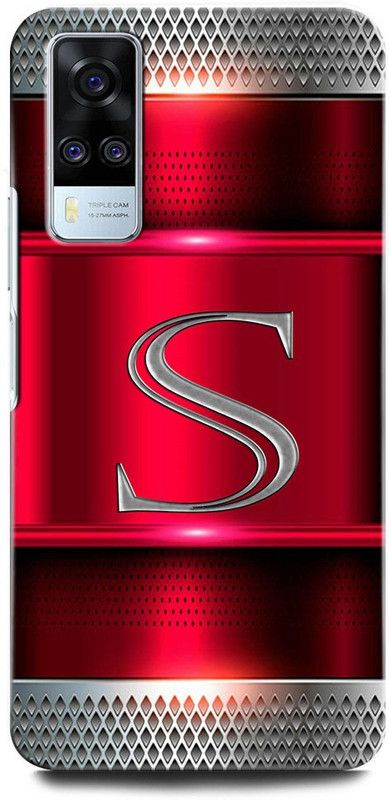 INTELLIZE Back Cover for Vivo Y31 V2036 S, S LETTER, S DESIGN, S ALPHABET, S NAME  (Multicolor, Hard Case, Pack of: 1)