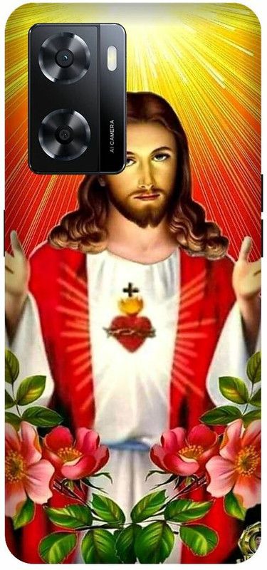 PHONE WALEY.COM Back Cover for OPPO A57 ,CPH2387, Jesus Church Christian  (Yellow, Hard Case, Pack of: 1)