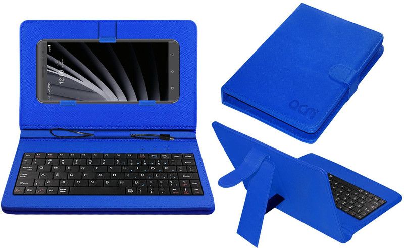 ACM Keyboard Case for Xifo Ismart Reno4  (Blue, Cases with Holder, Pack of: 1)