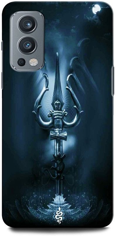 ORBIQE Back Cover for OnePlus Nord 2 5G BHOLENATH, TRISHUL, SHIV SHANKAR, GOD  (Multicolor, Hard Case, Pack of: 1)