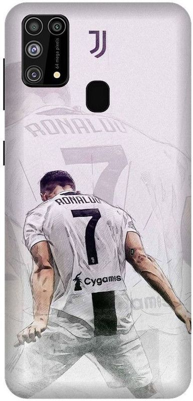 URCHIN Back Cover for Samsung A21s Cristiano Ronaldo, Ronaldo 7, CR-7, Real Madrid, Football, Sports  (Multicolor, Shock Proof, Pack of: 1)